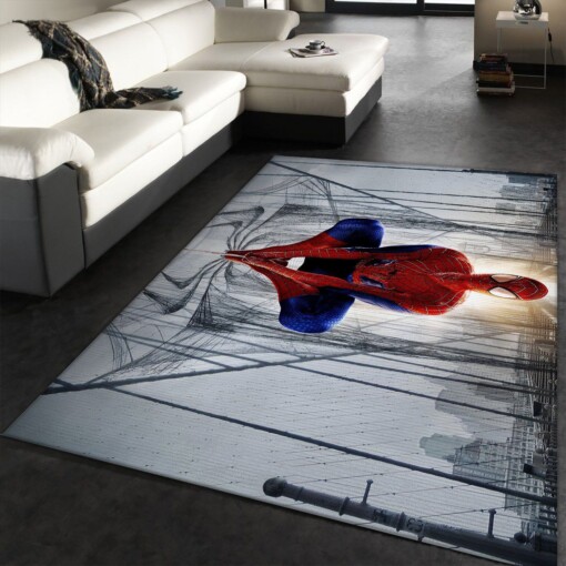 Superhero Spider Man Rug  Custom Size And Printing