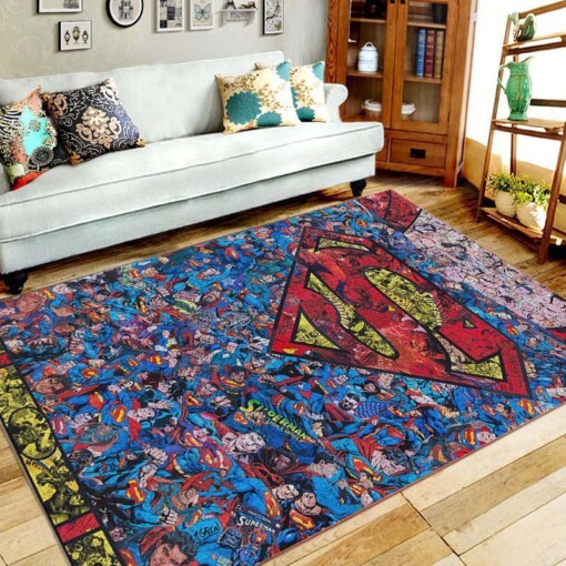 Superman Area Rug