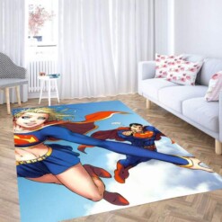 Superman Flying Carpet Rug