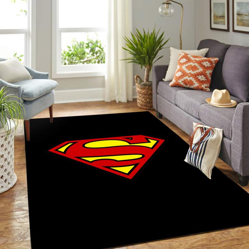 Superman Logo Carpet Rug