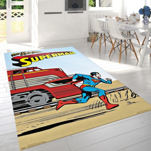 Superman Returns Rug  Custom Size And Printing