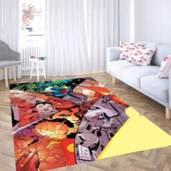 Superman Story Comic Carpet Rug