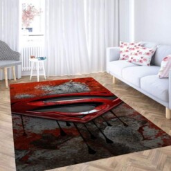 Superman Superhero Carpet Rug