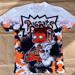 Susie Carmichael With Jordan Rugrats Characters 3D All Over Print T-Shirt