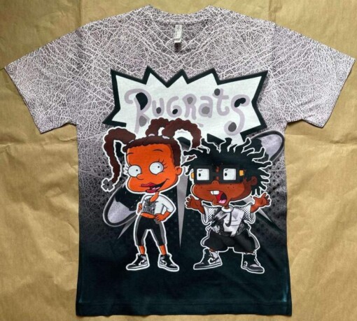 Susie  Chuckie Shirt Jordan Rugrats Characters Custom 3D All Over Print T-Shirt