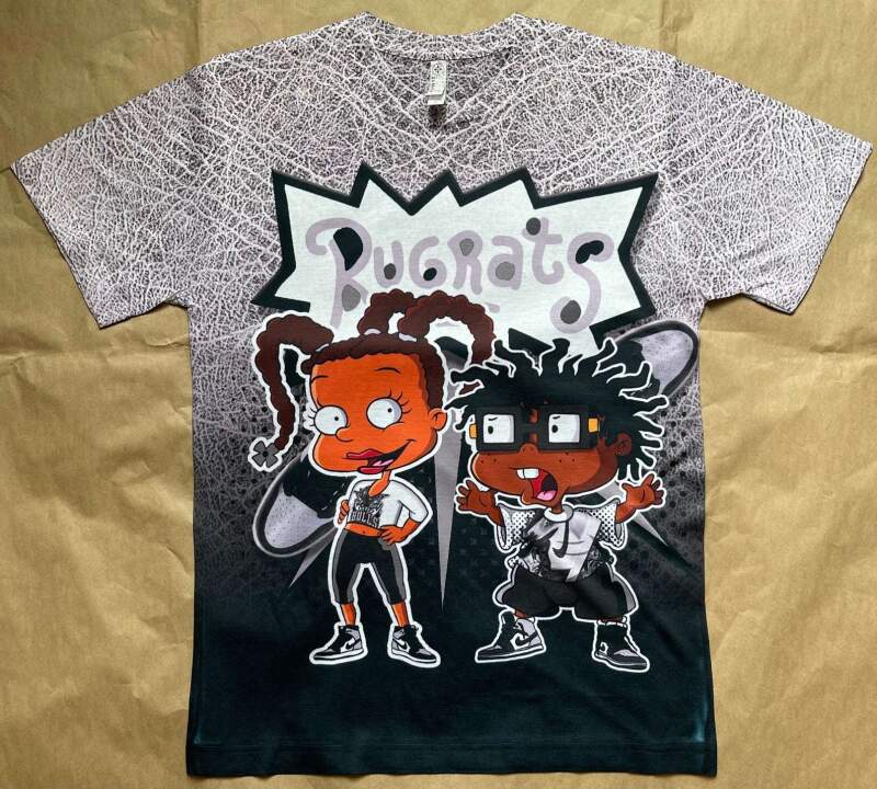 Susie Chuckie Shirt Jordan Rugrats Characters Custom 3D All Over Print T-Shirt