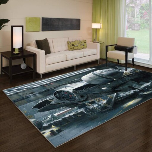 Sw Millennium Falcon Area Rug