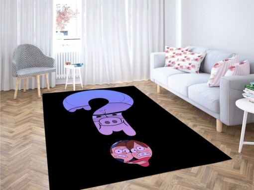 Symbol Gravity Falls Living Room Modern Carpet Rug