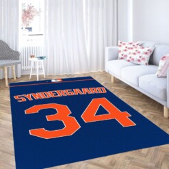 Syndergaard Jersy Wallpaper Living Room Modern Carpet Rug