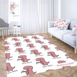 T Rex Wallpaper Carpet Rug