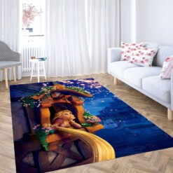 Tangled Disney Living Room Modern Carpet Rug