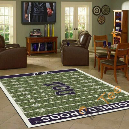 Tcu Horned Frogs Home Field Area Rug