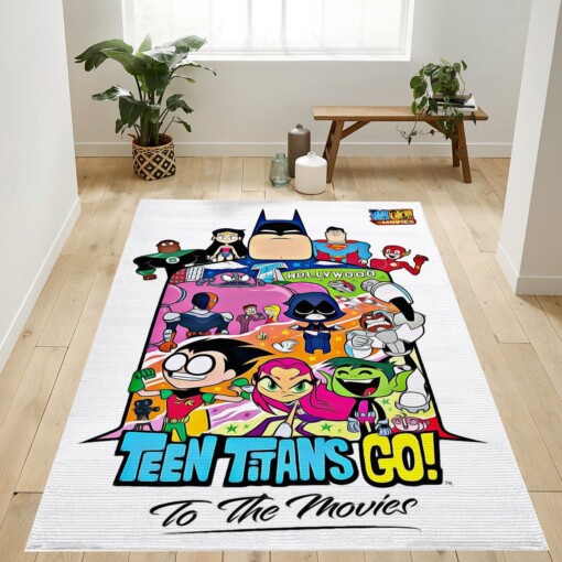 Teen Titans Go Rug  Custom Size And Printing