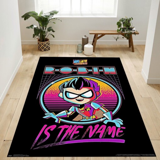 Teen Titans Go To The Movies Robin Rug  Custom Size And Printing