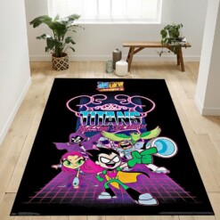 Teen Titans Go To The Movies Rug  Custom Size And Printing