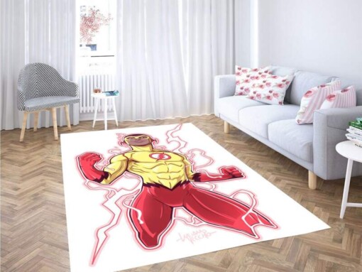 Teen Titans The Flash Carpet Rug