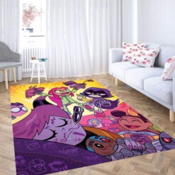 Teen Titans Tone Carpet Rug