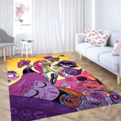 Teen Titans Tone Living Room Modern Carpet Rug