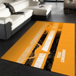 Texas Longhorns Rug  Custom Size And Printing