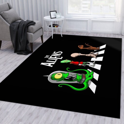 The Aliens Rug  Custom Size And Printing