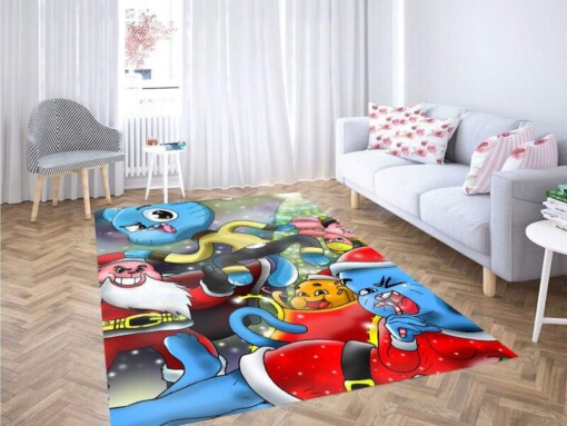 The Amazing World Of Gumball 3d Painting Carpet Rug