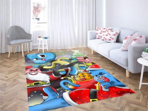 The Amazing World Of Gumball 3d Painting Living Room Modern Carpet Rug