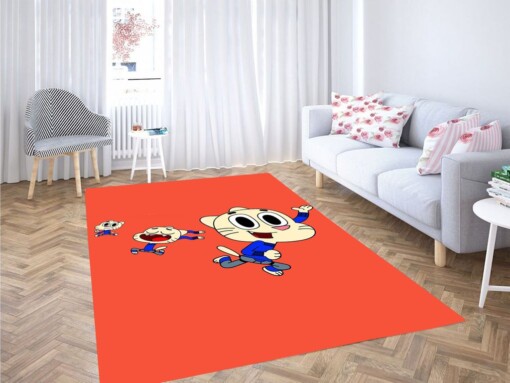 The Amazing World Of Gumball Action Living Room Modern Carpet Rug