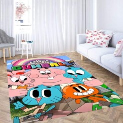 The Amazing World Of Gumball Happy Carpet Rug
