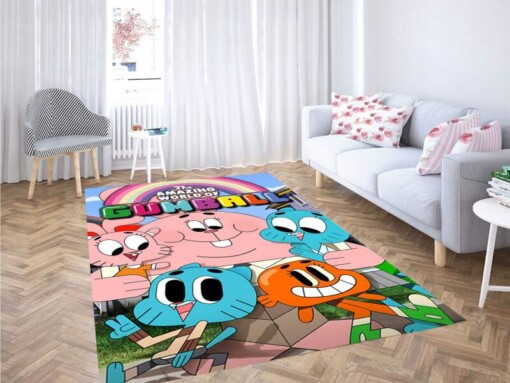 The Amazing World Of Gumball Happy Carpet Rug