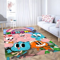 The Amazing World Of Gumball Happy Living Room Modern Carpet Rug