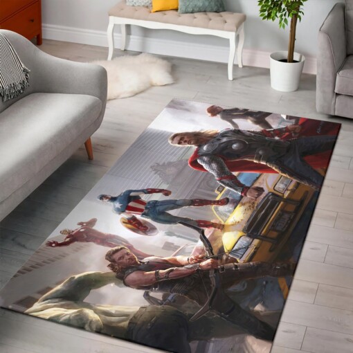 The Avengers Concept Rug  Custom Size And Printing