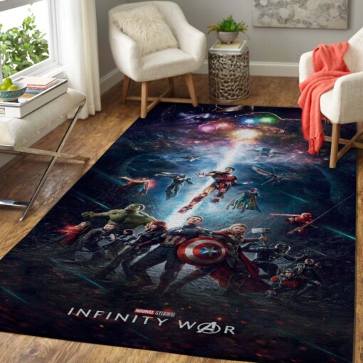 The Avengers Infinity War Rug  Custom Size And Printing