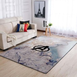 The Avengers Logo Rug  Custom Size And Printing