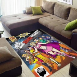 The Big Bang Theory Comic Rug