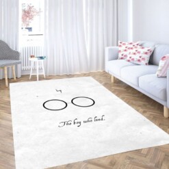 The Boy Who Loved Harry Potter Living Room Modern Carpet Rug