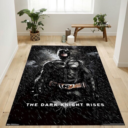 The Dark Knight Rises Batman Rug  Custom Size And Printing