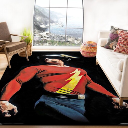 The Flash Alex Ross Rug  Custom Size And Printing