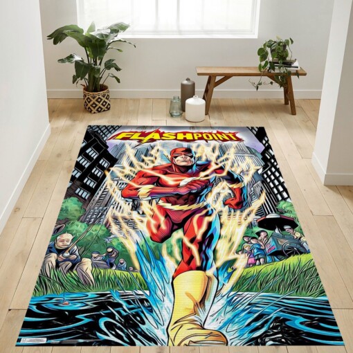 The Flash Flashpoint Rug  Custom Size And Printing