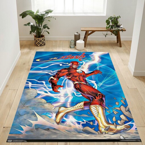 The Flash Jim Lee Rug  Custom Size And Printing