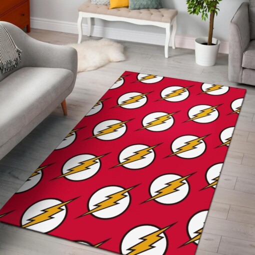 The Flash Symbol Area Rug