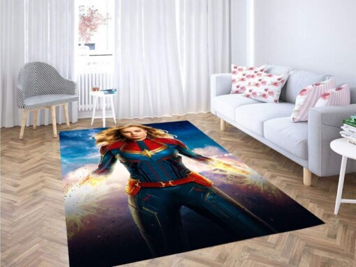 The Great Of Captain Marvel Carpet Rug