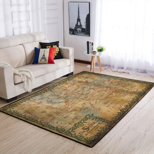 The Hobbit The Shire Map Area Rug