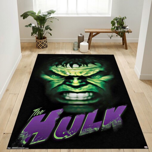 The Hulk Rug  Custom Size And Printing