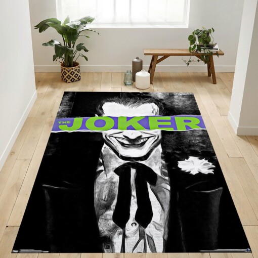 The Joker Censored Rug  Custom Size And Printing
