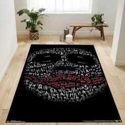 The Joker Dark Knight Rug  Custom Size And Printing