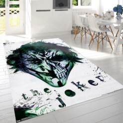 The Joker Skull Rug  Custom Size And Printing