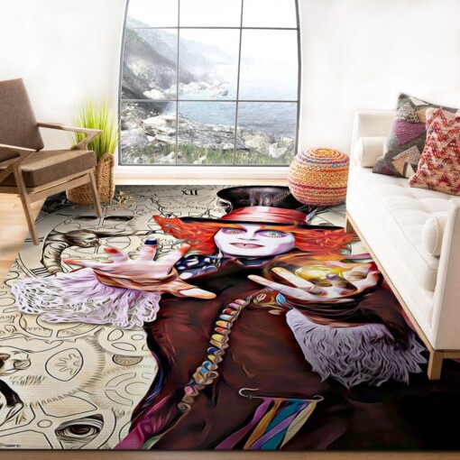 The Mad Hatter Rug  Custom Size And Printing