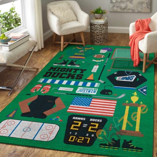 The Mighty Ducks Area Rug