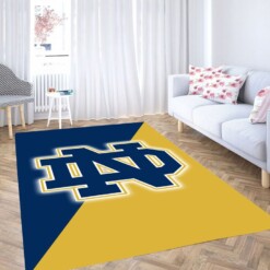 The Notre Dame Fighting Irish Baseball Living Room Modern Carpet Rug
