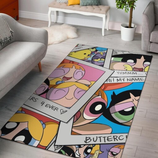 The Powerpuff Girls Area Rug